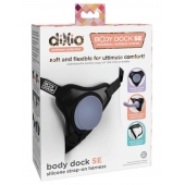Черные трусики для страпона Body Dock SE на регулируемых ремнях - Pipedream - купить с доставкой в Златоусте
