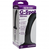 Черная изогнутая насадка Vac-U-Lock G-Spot - 16,5 см. - Doc Johnson - купить с доставкой в Златоусте