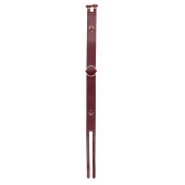 Бордовый ремень Halo Waist Belt - размер L-XL - Shots Media BV - купить с доставкой в Златоусте