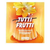 Пробник гель-смазки Tutti-frutti со вкусом ванильного пудинга - 4 гр. - Биоритм - купить с доставкой в Златоусте