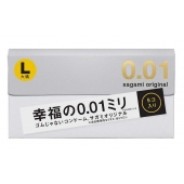 Презервативы Sagami Original 0.02 L-size увеличенного размера - 5 шт. - Sagami - купить с доставкой в Златоусте