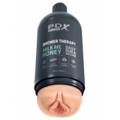 Телесный мастурбатор-вагина Shower Therapy Milk Me Honey - Pipedream - в Златоусте купить с доставкой