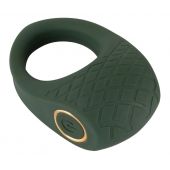 Зеленое эрекционное виброкольцо Luxurious Vibro Cock Ring - Orion - в Златоусте купить с доставкой