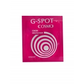Стимулирующий интимный крем для женщин Cosmo G-spot - 2 гр. - Биоритм - купить с доставкой в Златоусте