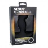 Черный вибромассажер простаты Nexus G-Rider+ - 12,6 см. - Nexus Range - в Златоусте купить с доставкой