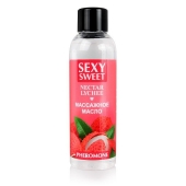 Массажное масло Sexy Sweet Nectar Lychee с феромонами и ароматом личи - 75 мл. - Биоритм - купить с доставкой в Златоусте