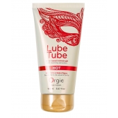 Интимный гель на водной основе Lube Tube Hot с разогревающим эффектом - 150 мл. - ORGIE - купить с доставкой в Златоусте