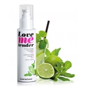 Съедобное согревающее массажное масло Love Me Tender Mojito с ароматом мохито - 100 мл. - Love to Love - купить с доставкой в Златоусте