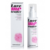 Съедобное согревающее массажное масло Love Me Tender Cotton Candy с ароматом сладкой ваты - 100 мл. - Love to Love - купить с доставкой в Златоусте