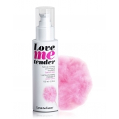 Съедобное согревающее массажное масло Love Me Tender Cotton Candy с ароматом сладкой ваты - 100 мл. - Love to Love - купить с доставкой в Златоусте