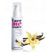 Съедобное согревающее массажное масло Love Me Tender Vanilla с ароматом ванили - 100 мл. - Love to Love - купить с доставкой в Златоусте