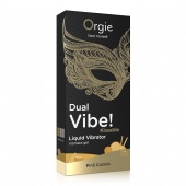 Съедобный гель Dual Vibe Pina Colada с эффектом вибрации и вкусом коктейля пина колада - 15 мл. - ORGIE - купить с доставкой в Златоусте