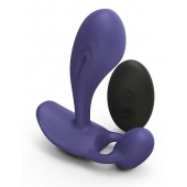 Темно-синий вибромассажер Witty P G Vibrator with Remote Control - Love to Love - в Златоусте купить с доставкой