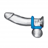 Комплект из 2 эрекционных колец-восьмерок 2-Pack Duo Cock And Ball Stamina Enhancement Ring - BlueLine - в Златоусте купить с доставкой