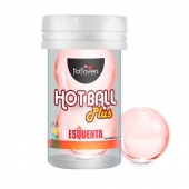 Лубрикант на масляной основе Hot Ball Plus с разогревающим эффектом (2 шарика по 3 гр.) - HotFlowers - купить с доставкой в Златоусте