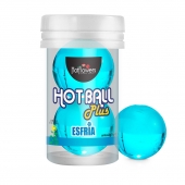 Лубрикант на масляной основе Hot Ball Plus с охлаждающим эффектом (2 шарика по 3 гр.) - HotFlowers - купить с доставкой в Златоусте