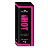 Гель для оральных ласк Oral Hot с согревающим эффектом - 15 гр. - HotFlowers - купить с доставкой в Златоусте