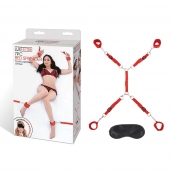 Красная фиксация на матрас Classic Bedspreader - Lux Fetish - купить с доставкой в Златоусте