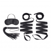Эротический набор 4PC Bondage Bed Strap   Flogger Kit - Lux Fetish - купить с доставкой в Златоусте