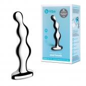 Стальной анальный фаллоимитатор для простаты Stainless Steel Anal Beads - 13 см. - b-Vibe - в Златоусте купить с доставкой