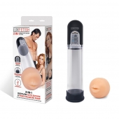 Автоматическая вакуумная помпа-мастурбатор Blowjob Auto Sucker Penis Enlarger Pump - Lux Fetish - в Златоусте купить с доставкой