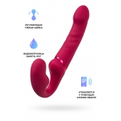 Малиновый безремневой страпон Lapis - 23 см. - Lovense - купить с доставкой в Златоусте