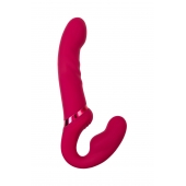 Малиновый безремневой страпон Lapis - 23 см. - Lovense - купить с доставкой в Златоусте