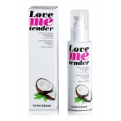 Съедобное согревающее массажное масло Love Me Tender Cocos с ароматом кокоса - 100 мл. - Love to Love - купить с доставкой в Златоусте
