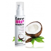 Съедобное согревающее массажное масло Love Me Tender Cocos с ароматом кокоса - 100 мл. - Love to Love - купить с доставкой в Златоусте