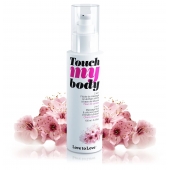 Силиконовый лубрикант 2-в-1 Touch My Body с ароматом вишнёвого цвета - 100 мл. - Love to Love - купить с доставкой в Златоусте
