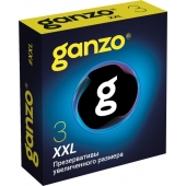 Презервативы увеличенного размера Ganzo XXL - 3 шт. - Ganzo - купить с доставкой в Златоусте