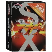 Презервативы Sagami Xtreme ENERGY с ароматом энергетика - 3 шт. - Sagami - купить с доставкой в Златоусте