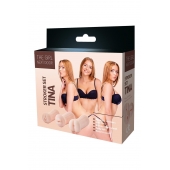Набор из 3 мастурбаторов The Girl Next Door Tina - Dream Toys - в Златоусте купить с доставкой