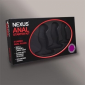 Набор из 3 массажеров простаты чёрного цвета NEXUS ANAL STARTER KIT - Nexus Range - в Златоусте купить с доставкой