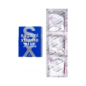 Розовые презервативы Sagami Xtreme FEEL FIT 3D - 3 шт. - Sagami - купить с доставкой в Златоусте