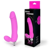 Розовый безремневой страпон Sexy Friend - 1137 - купить с доставкой в Златоусте