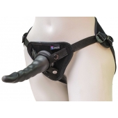 Комплект из трусиков Harness и двух насадок - 20,5 и 18 см. - LOVETOY (А-Полимер) - купить с доставкой в Златоусте
