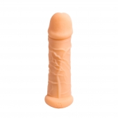 Телесный фаллоудлинитель Extra Size Bubbles - 15,5 см. - Lola Games - в Златоусте купить с доставкой