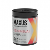Анатомические презервативы MAXUS Sensual - 15 шт. - Maxus - купить с доставкой в Златоусте