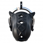 Черный замок верности Extreme Silicone Cock Blocker - Pipedream - купить с доставкой в Златоусте