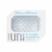Прозрачный мастурбатор-стимулятор Tenga Uni Diamond - Tenga - в Златоусте купить с доставкой