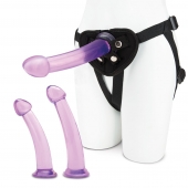 Тренировочный набор с тремя насадками Pegging Training Set - Lux Fetish - купить с доставкой в Златоусте