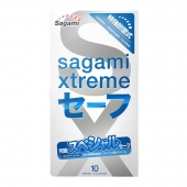 Презервативы Sagami Xtreme Ultrasafe с двойным количеством смазки - 10 шт. - Sagami - купить с доставкой в Златоусте