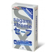 Презервативы Sagami Xtreme Ultrasafe с двойным количеством смазки - 10 шт. - Sagami - купить с доставкой в Златоусте