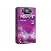 Презервативы с рёбрышками Domino Harmony - 6 шт. - Domino - купить с доставкой в Златоусте