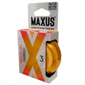 Презервативы анатомической формы Maxus Sensual - 3 шт. - Maxus - купить с доставкой в Златоусте
