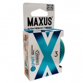 Презервативы Maxus G spot с двойной спиралью - 3 шт. - Maxus - купить с доставкой в Златоусте
