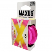 Ароматизированные презервативы Maxus Exotic Mix - 3 шт. - Maxus - купить с доставкой в Златоусте