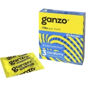 Классические презервативы с обильной смазкой Ganzo Classic - 3 шт. - Ganzo - купить с доставкой в Златоусте