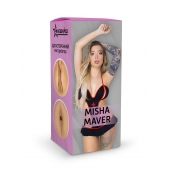 Двусторонний мастурбатор Misha Maver - 22 см. - ФлешНаш - в Златоусте купить с доставкой